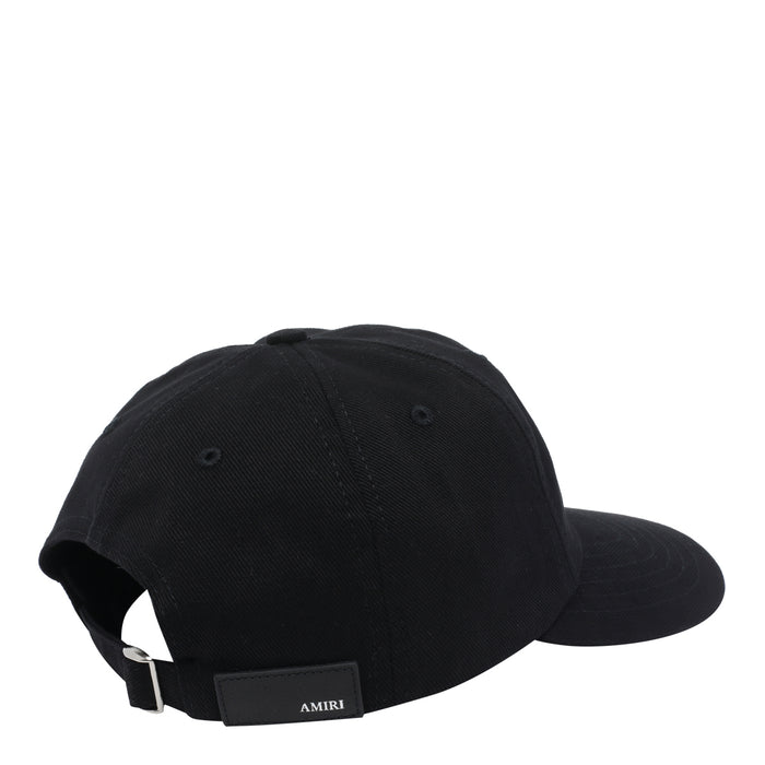 Amiri Hats Black Cotton