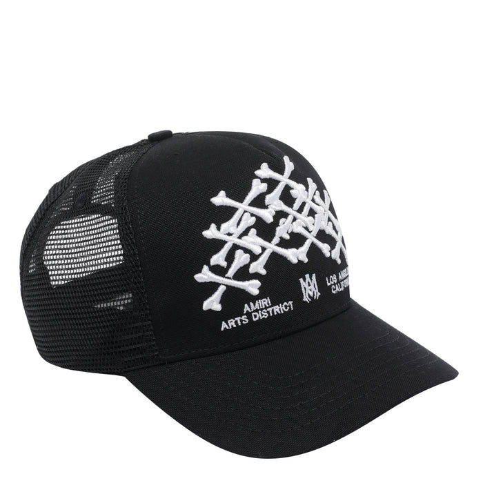 Amiri Hats Black Cotton