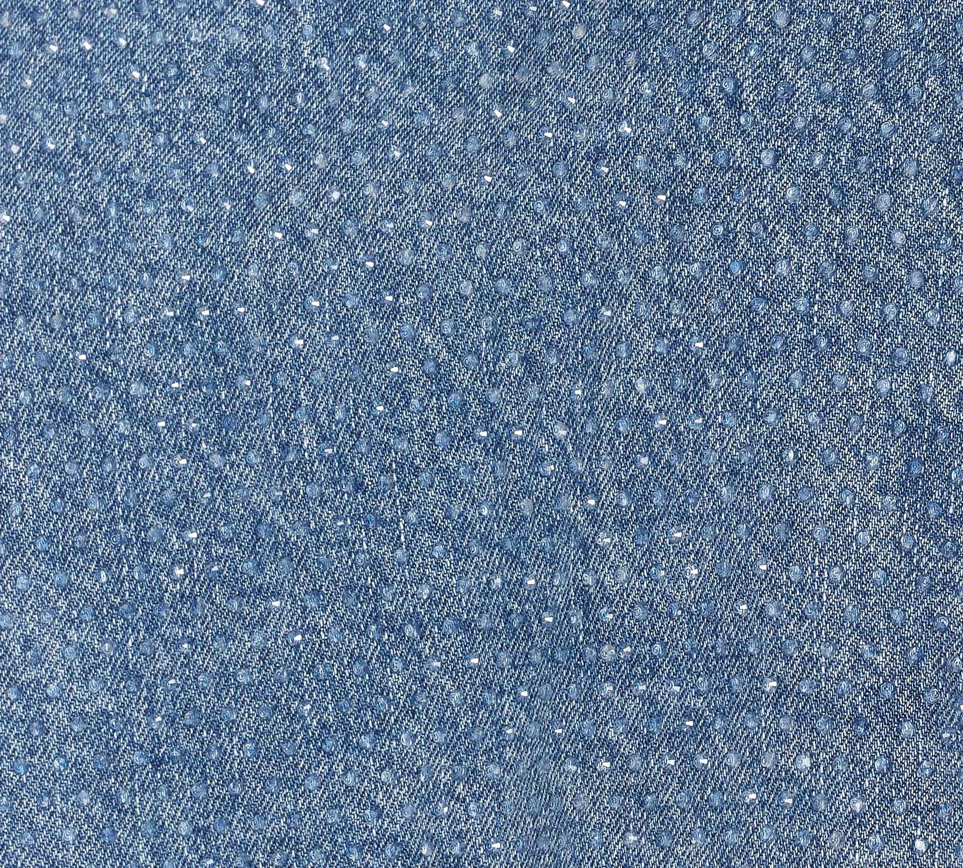 SELF PORTRAIT Top Blue Cotton