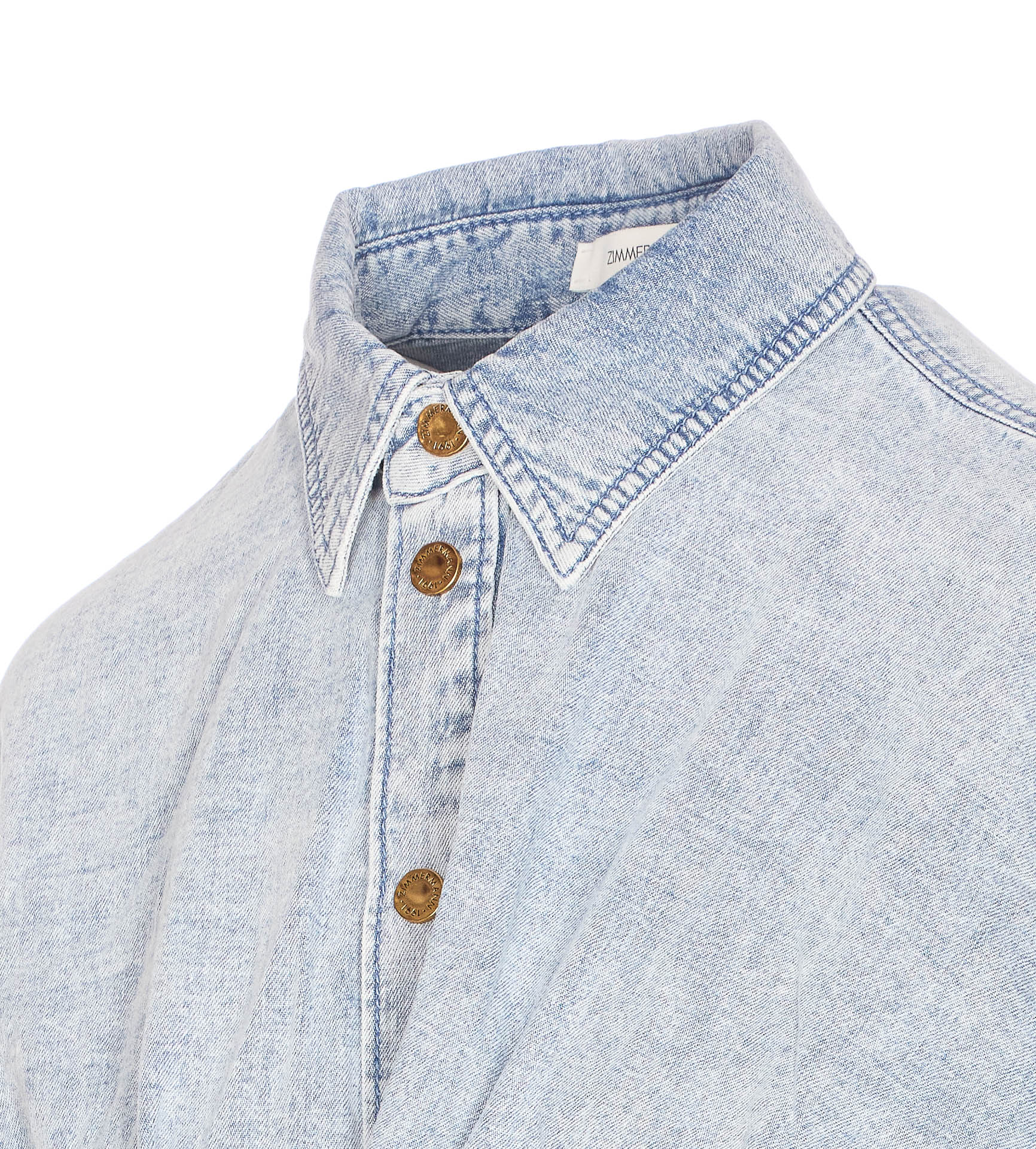 Zimmermann Top Blue Cotton