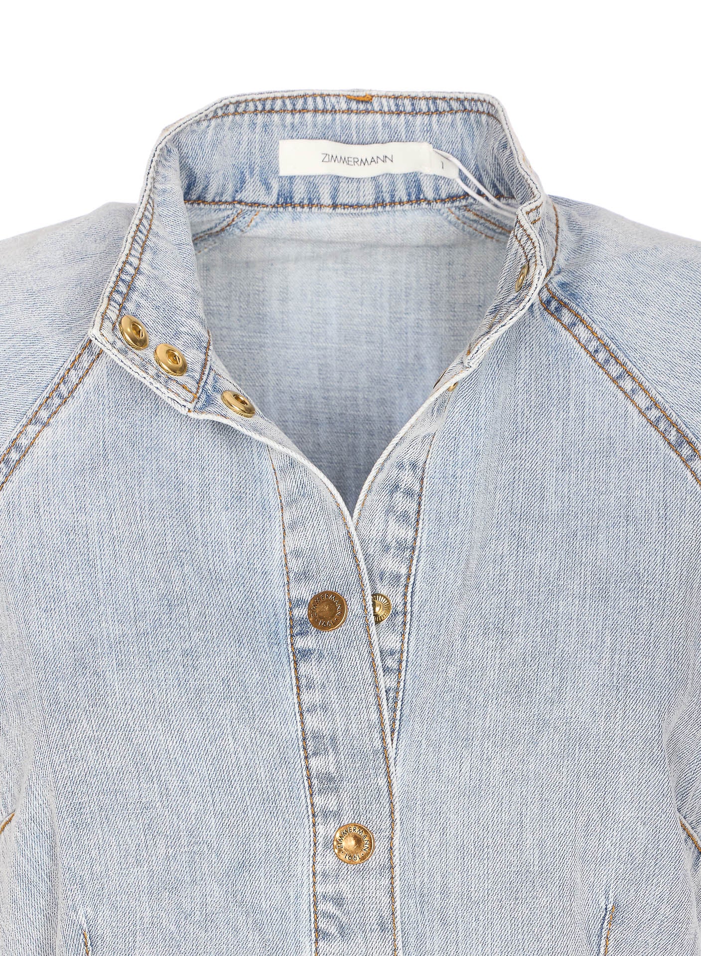 Zimmermann Shirts Blue Cotton