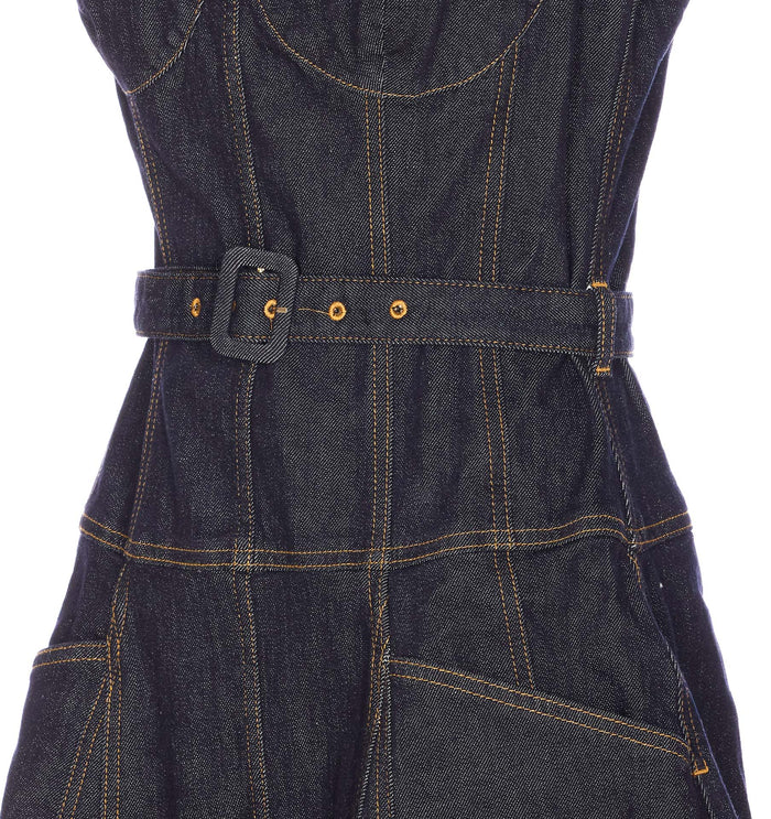SELF PORTRAIT Dresses Blue Cotton