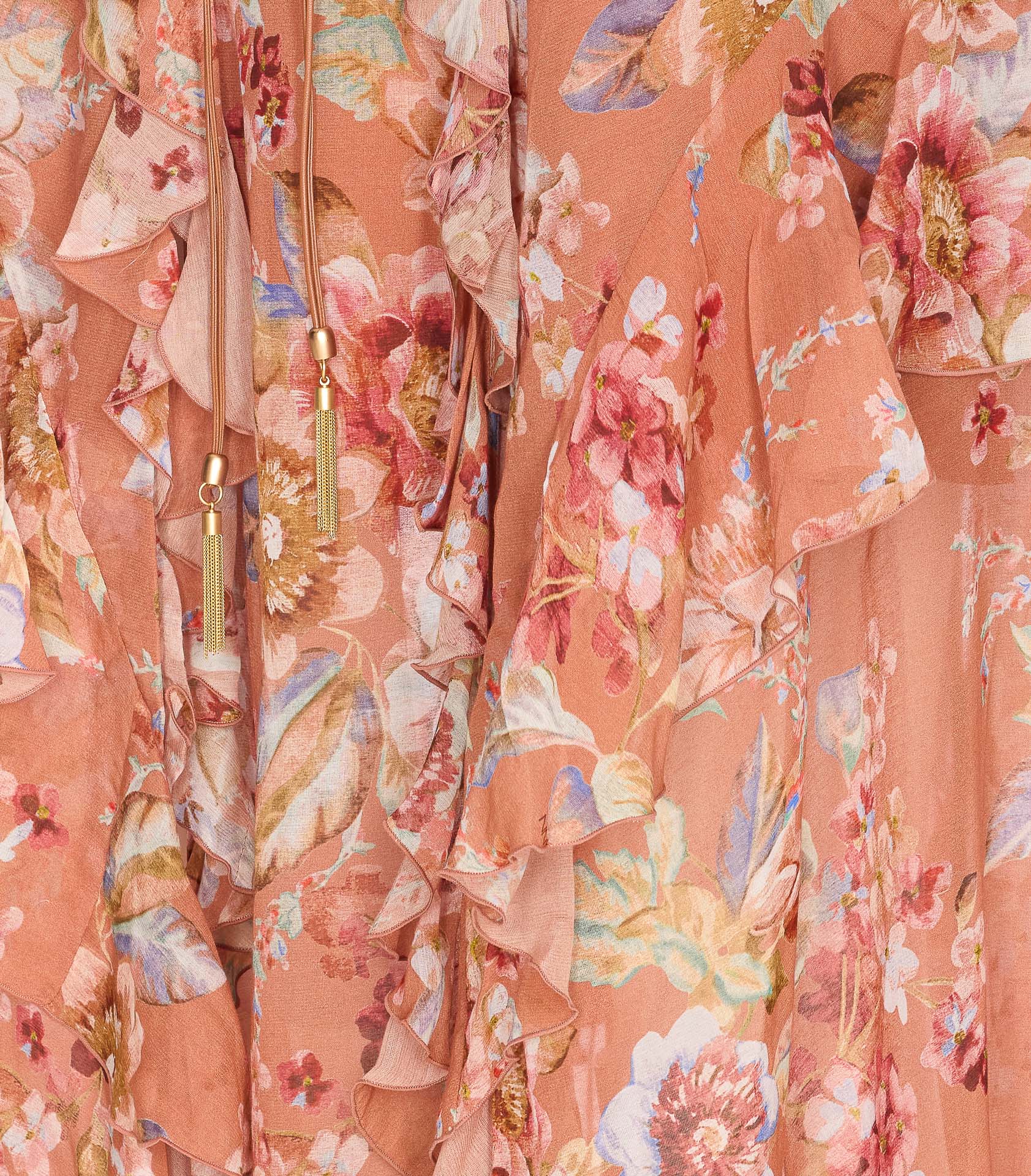 Zimmermann Skirts Orange Cotton