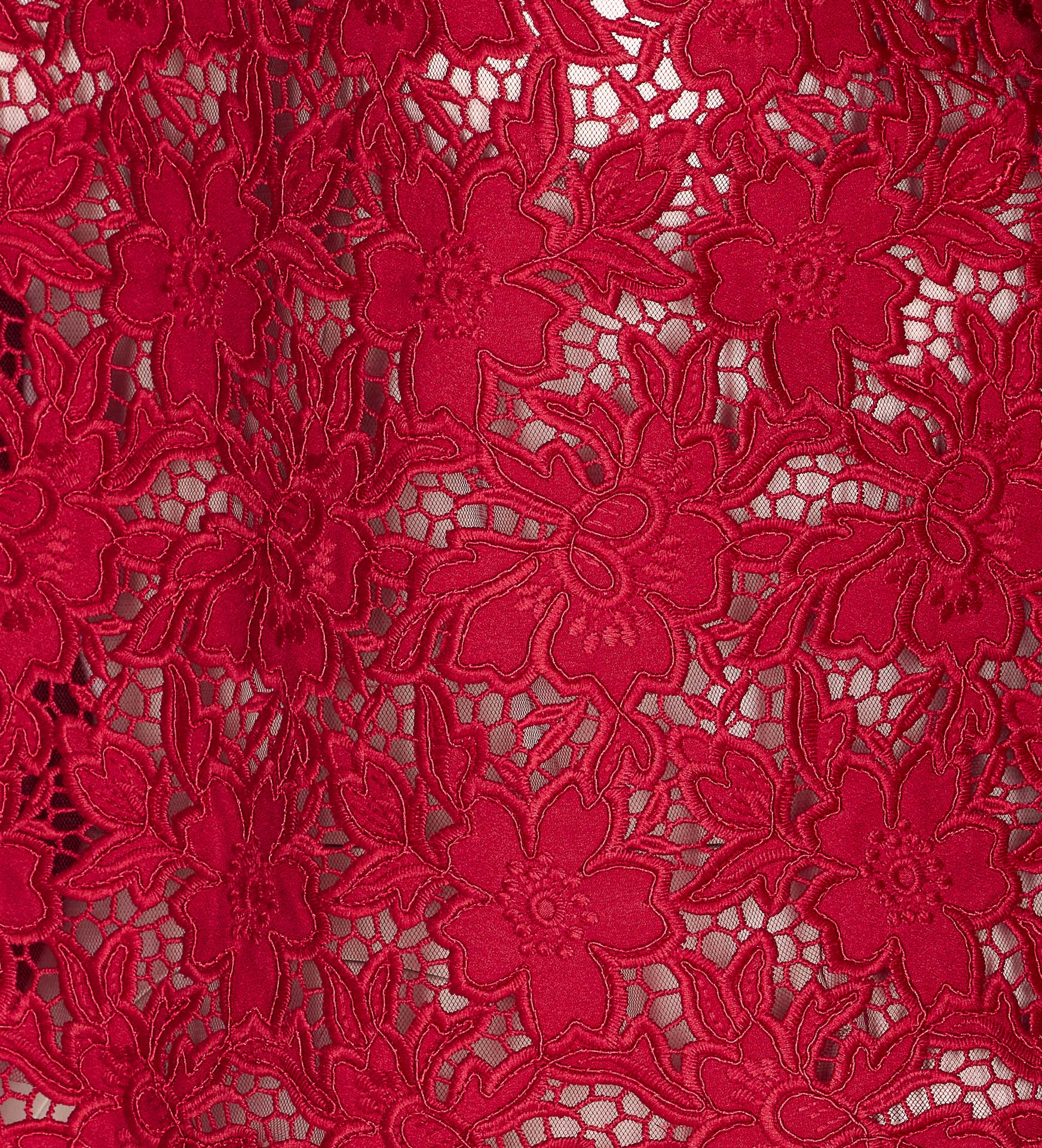 Self Portrait Top Red Polyester