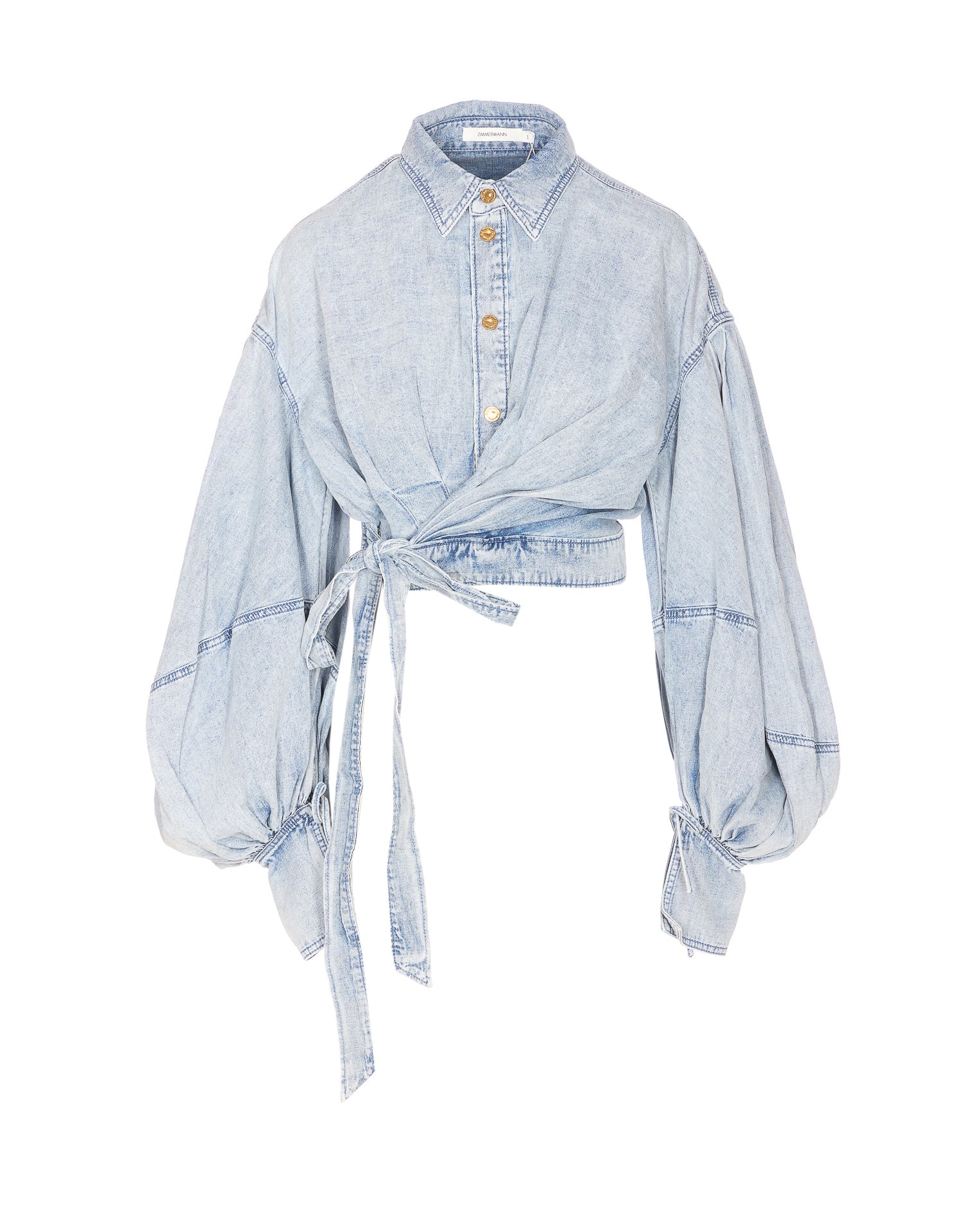 Zimmermann Top Blue Cotton