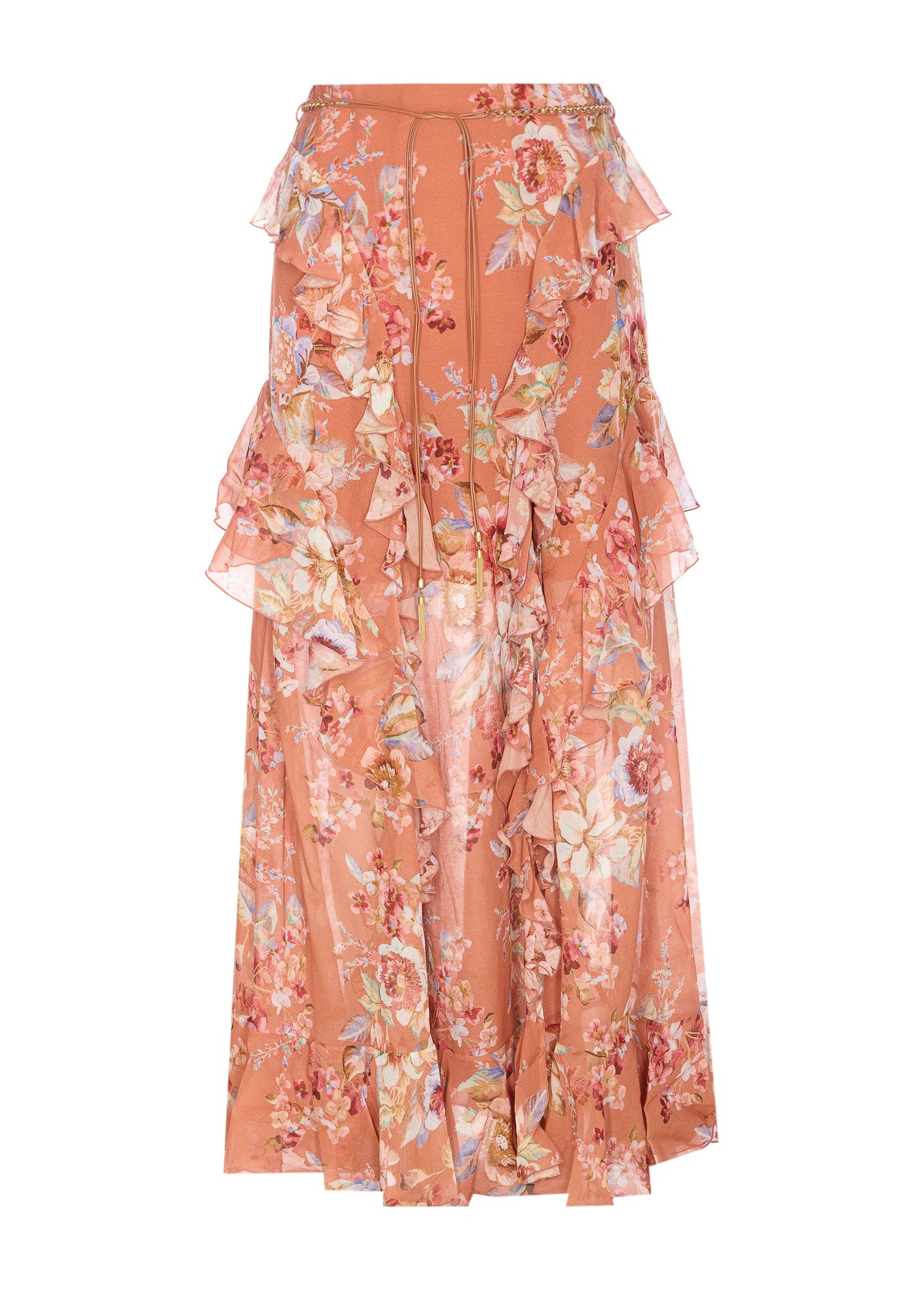 Zimmermann Skirts Orange Cotton