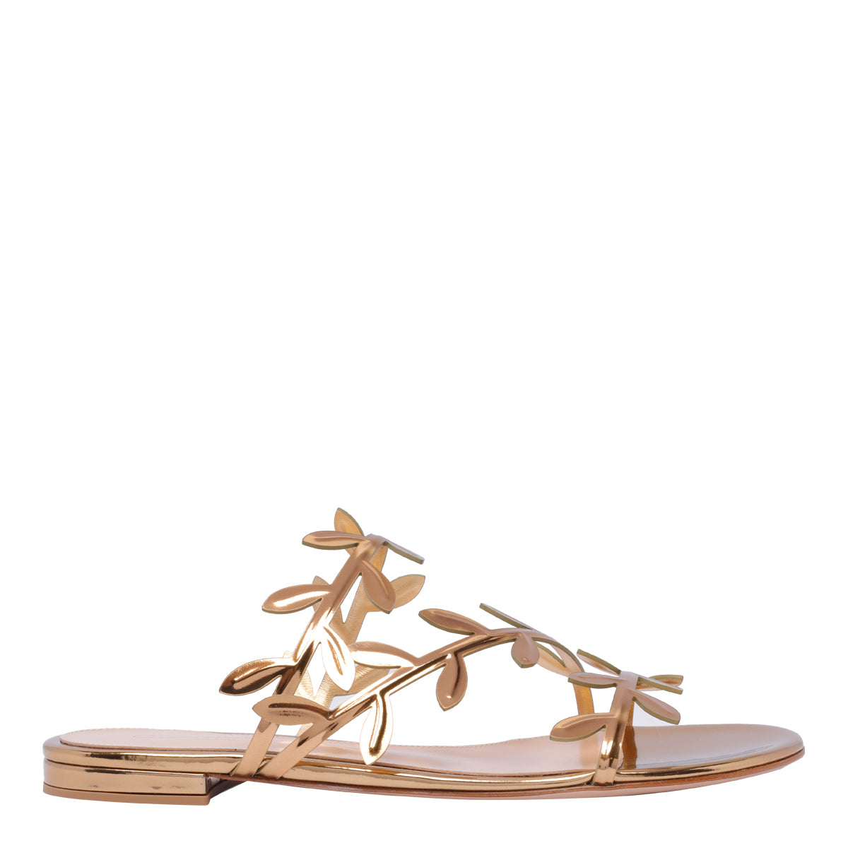 Gianvito Rossi Sandals Golden Calf Leather/leather Sole