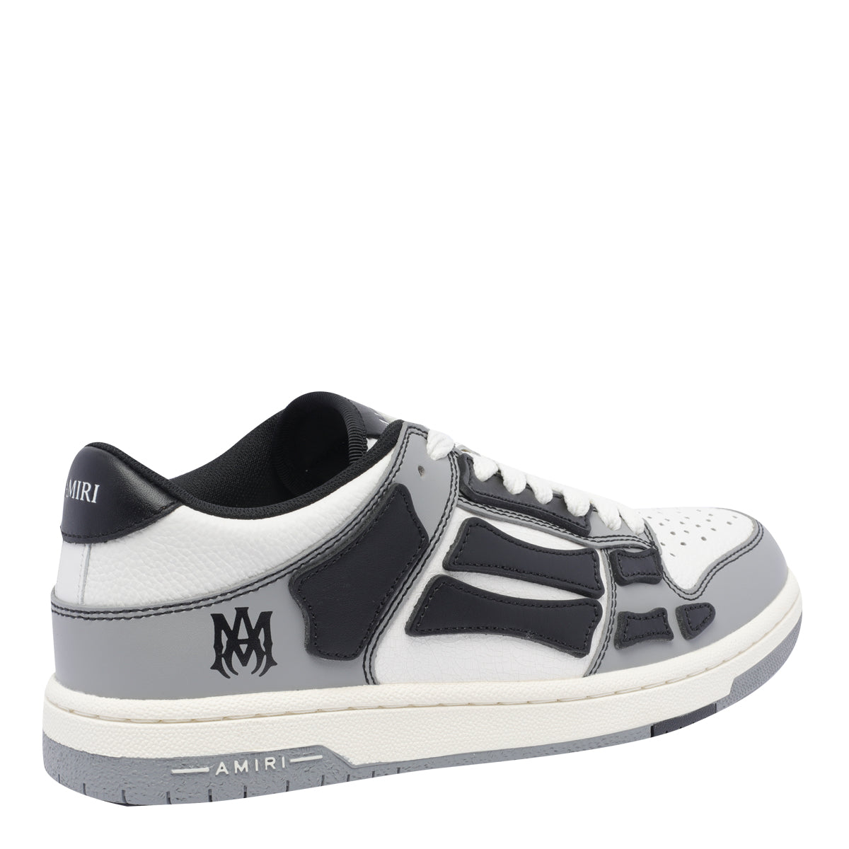 Amiri Sneakers Black Calf Leather/rubber Sole