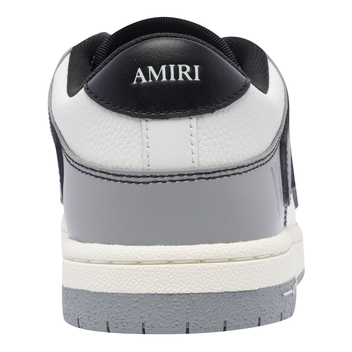 Amiri Sneakers Black Calf Leather/rubber Sole