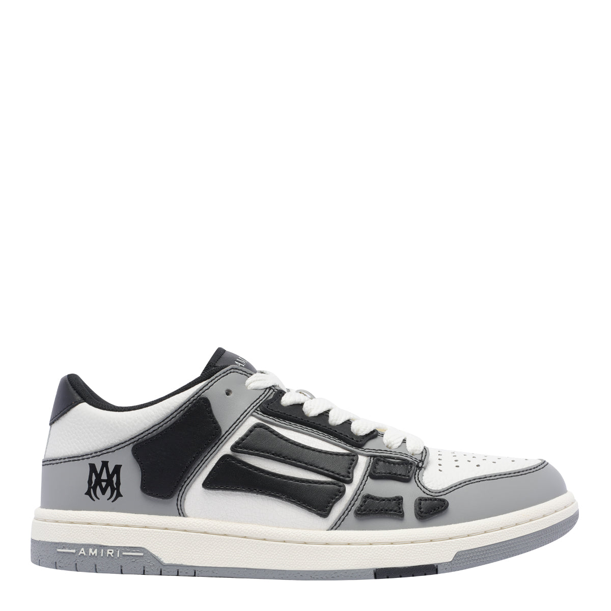 Amiri Sneakers Black Calf Leather/rubber Sole