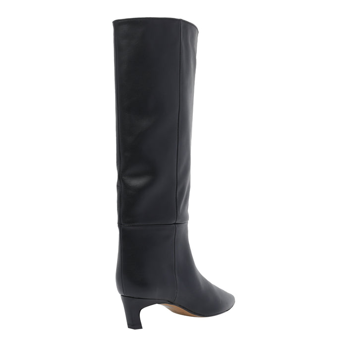 Angel Alarcon Boots Black Calf Leather/rubber Sole