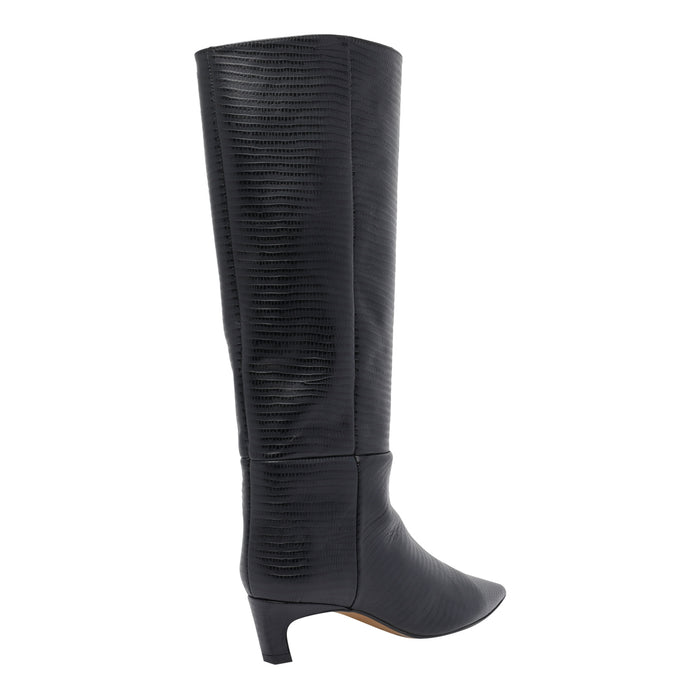 Angel Alarcon Boots Black Calf Leather/rubber Sole