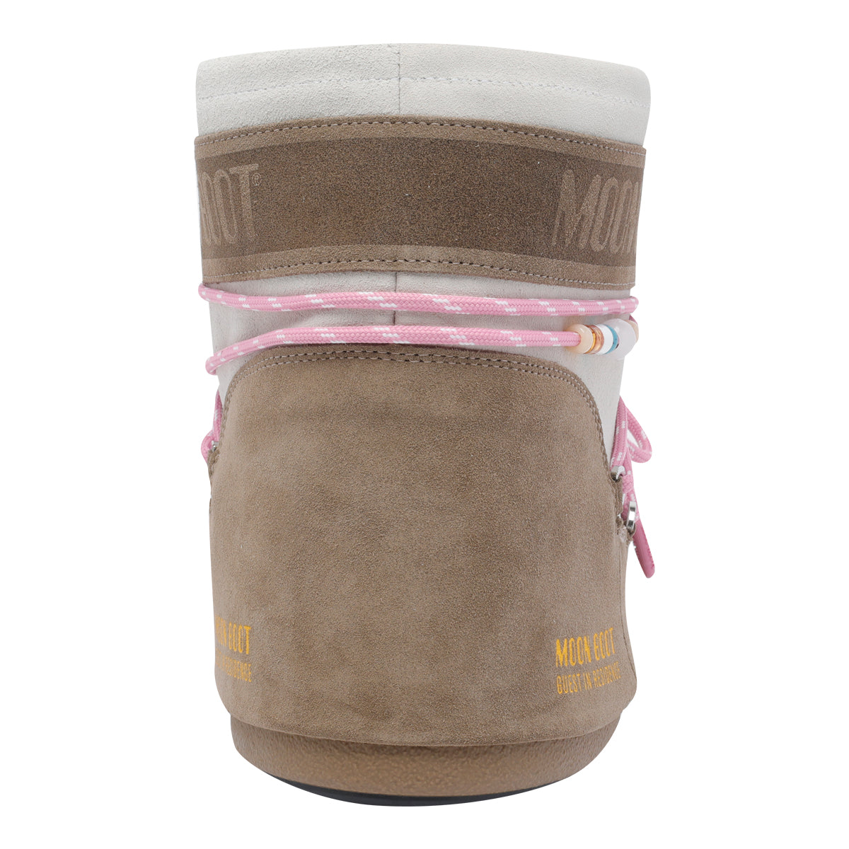 MOON BOOT X GUEST IN RESIDENCE Beige Suede Leather/rubber Sole