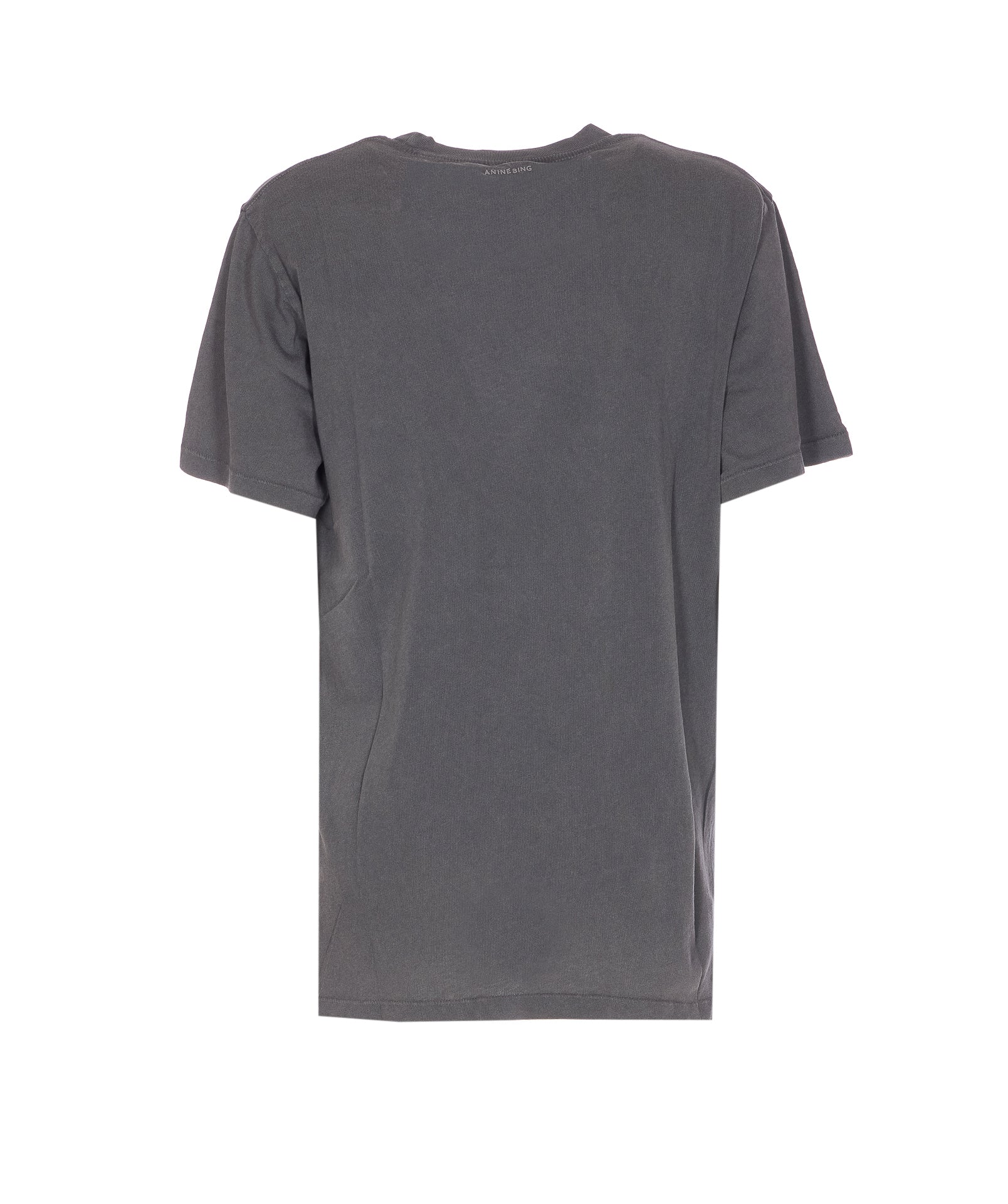ANINE BING T-shirts and Polos Grey Cotton