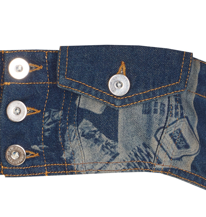 Jean Paul Gaultier Top Blue Cotton
