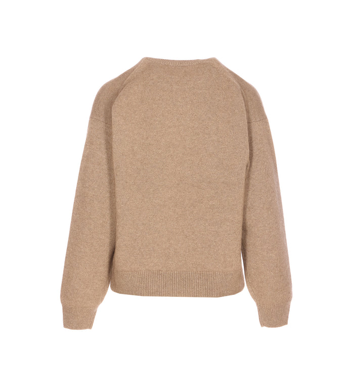 Auralee Sweaters Beige Cashmere