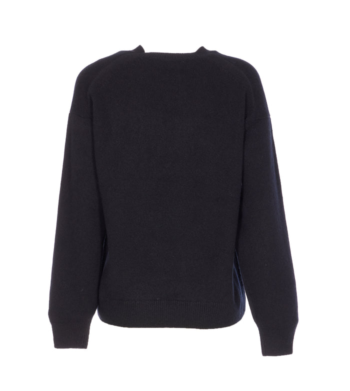 Auralee Sweaters Black Cashmere