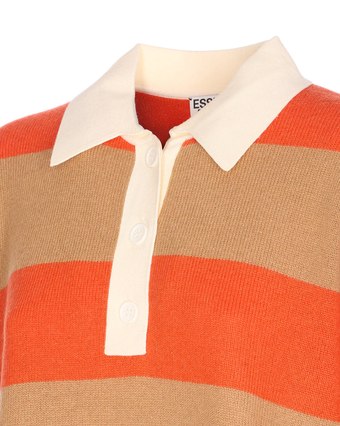 Essentiel Antwerp T-Shirts And Polos Orange Wool