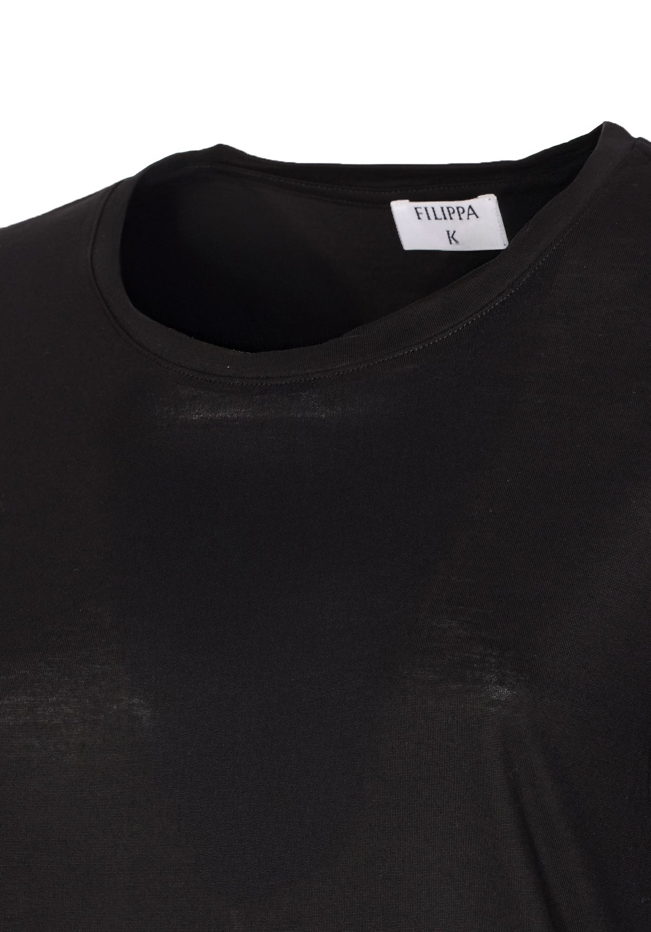 FILIPPA K T-shirts and Polos Black Lyocell