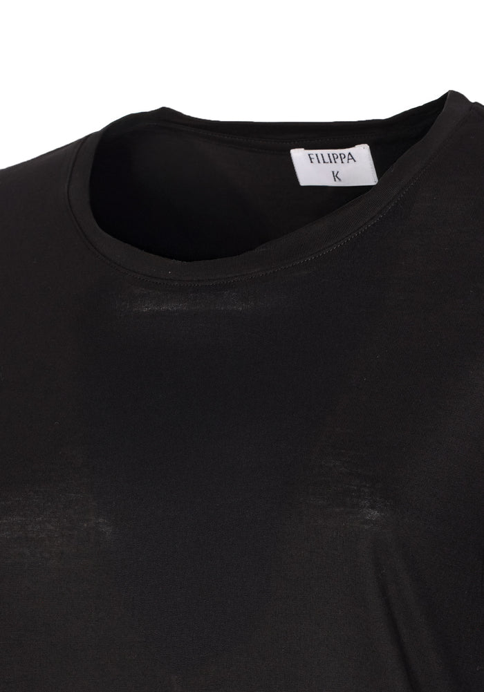 FILIPPA K T-shirts and Polos Black Lyocell