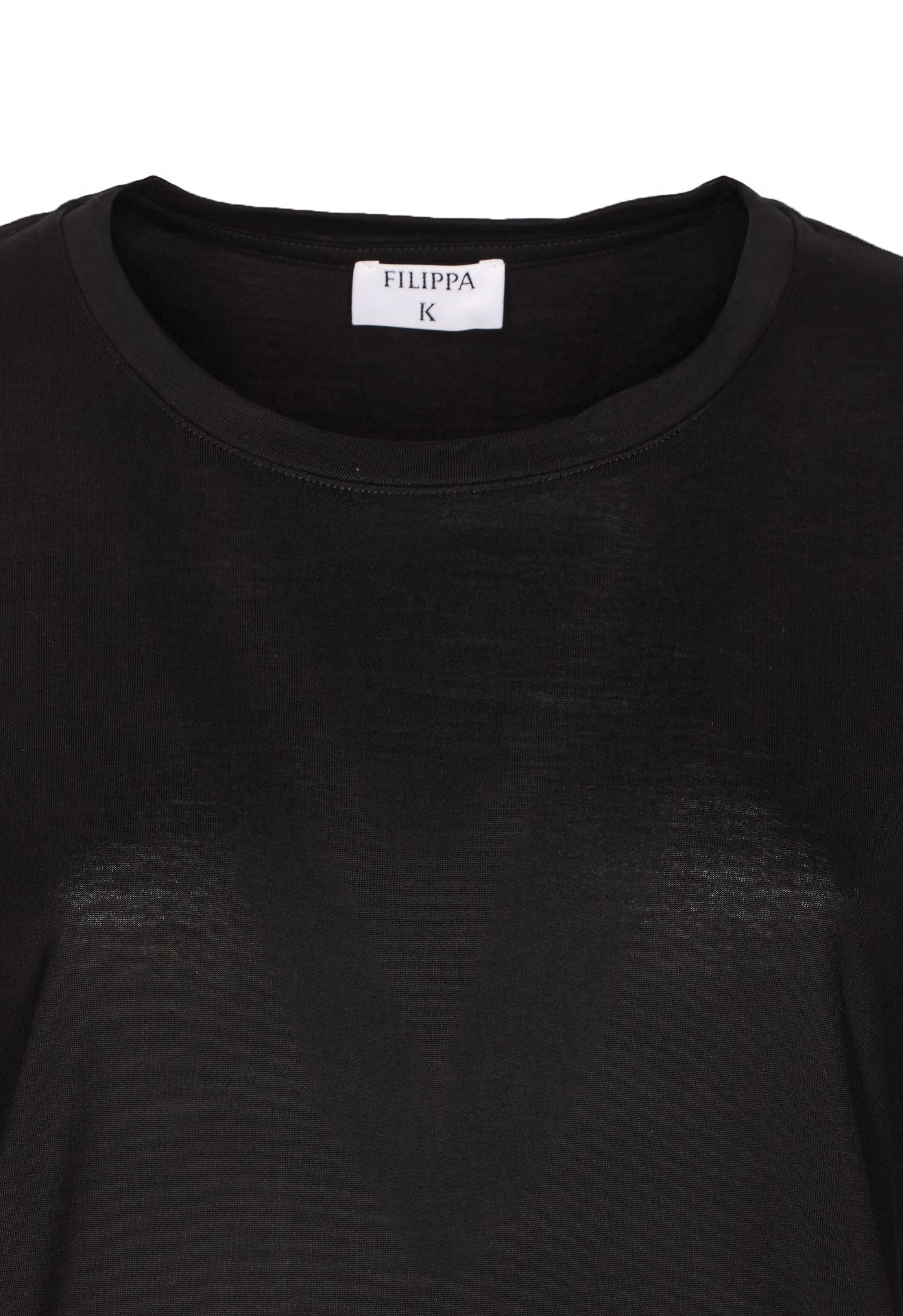 FILIPPA K T-shirts and Polos Black Lyocell
