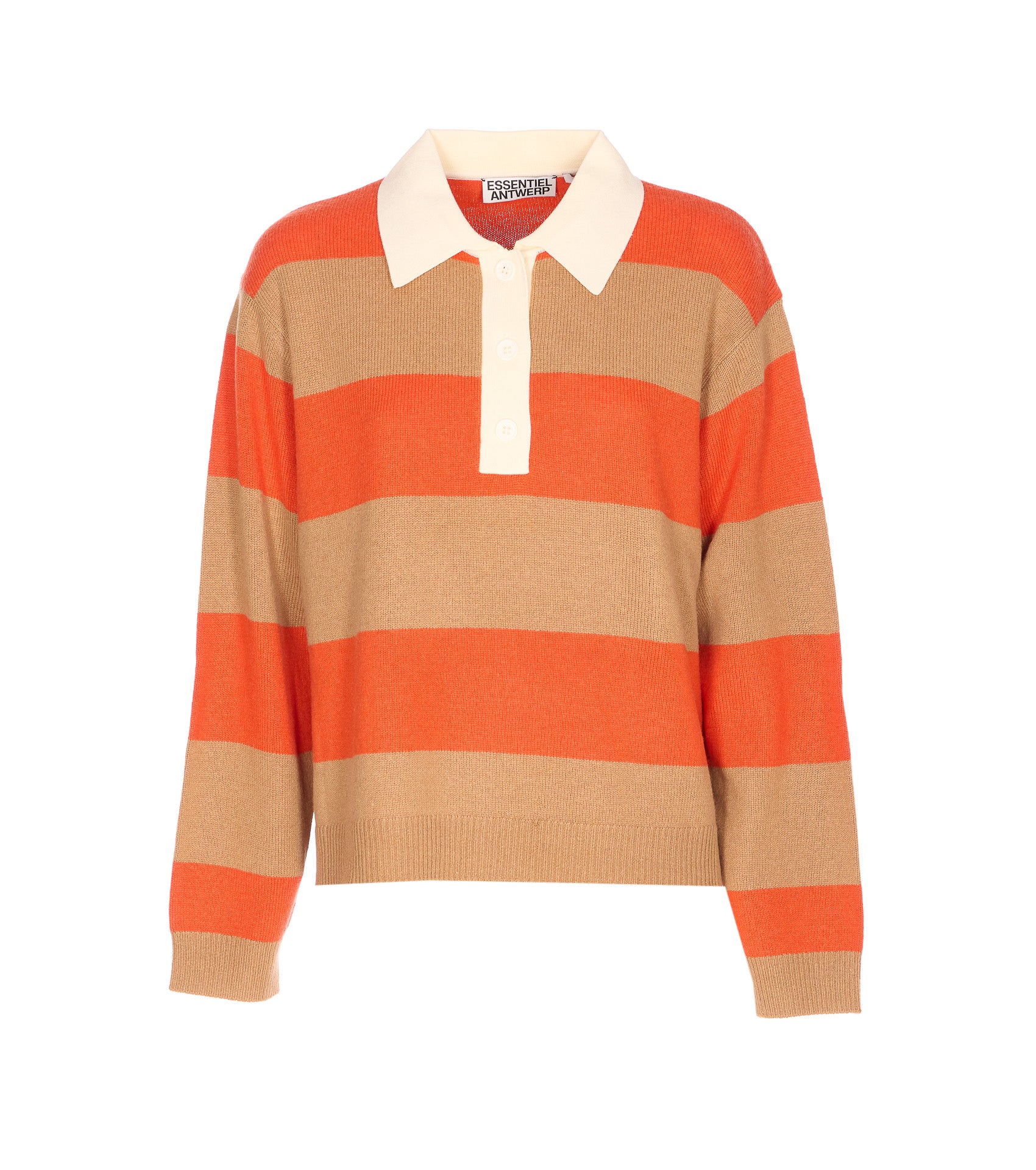 Essentiel Antwerp T-Shirts And Polos Orange Wool
