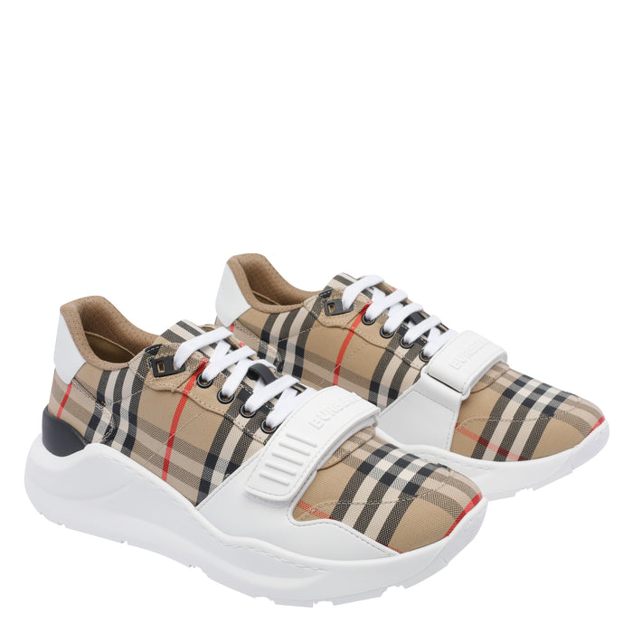 Burberry Sneakers Beige Fabric/rubber Sole