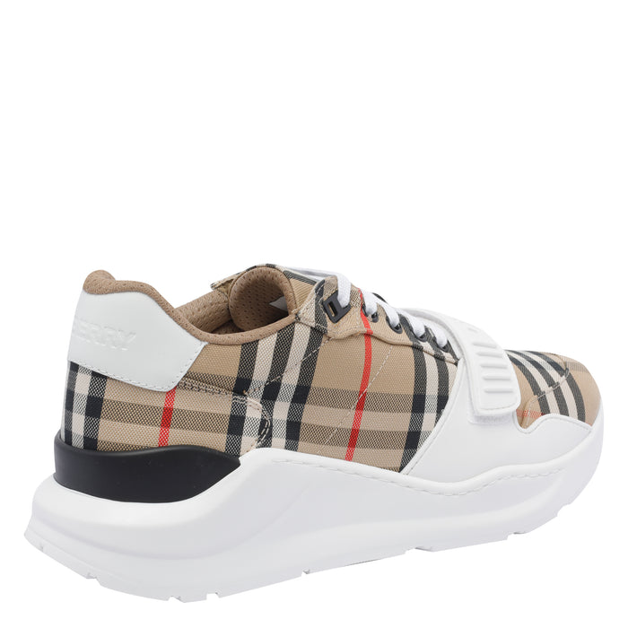 Burberry Sneakers Beige Fabric/rubber Sole
