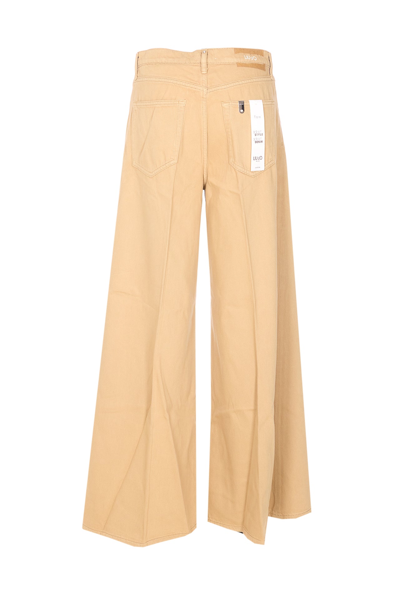 Liu Jo Trousers Beige Cotton