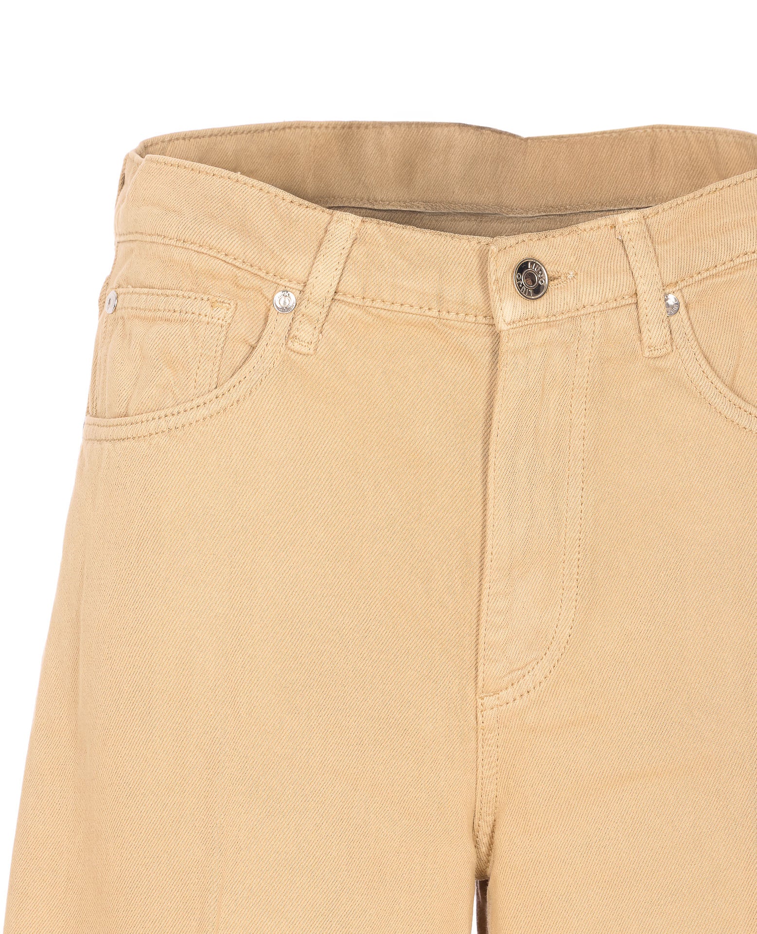 Liu Jo Trousers Beige Cotton