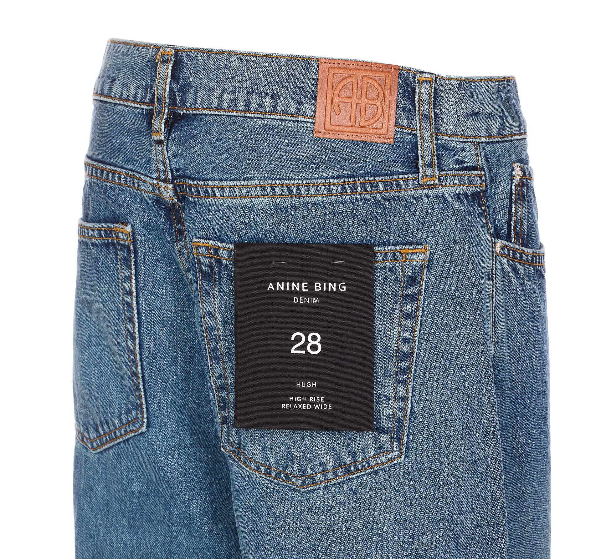 ANINE BING Jeans Blue Cotton