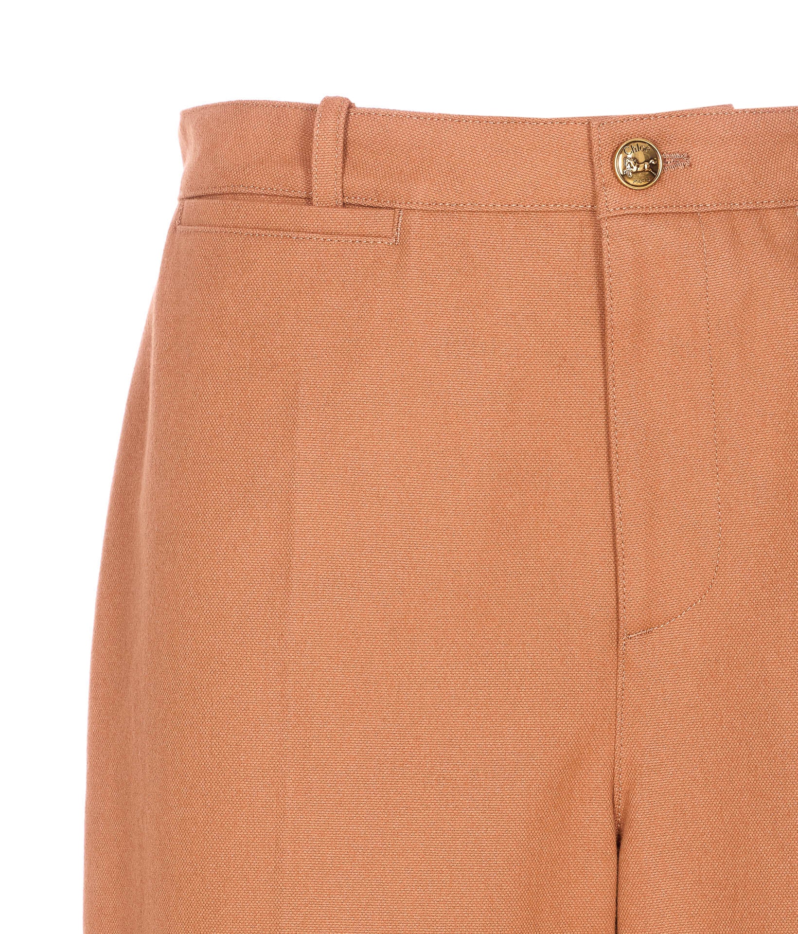 Chloè Trousers Pink Cotton