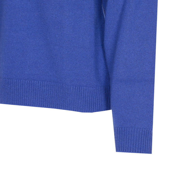 Auralee Sweaters Blue Cashmere
