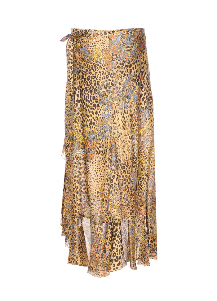 Etro Skirts Brown Silk