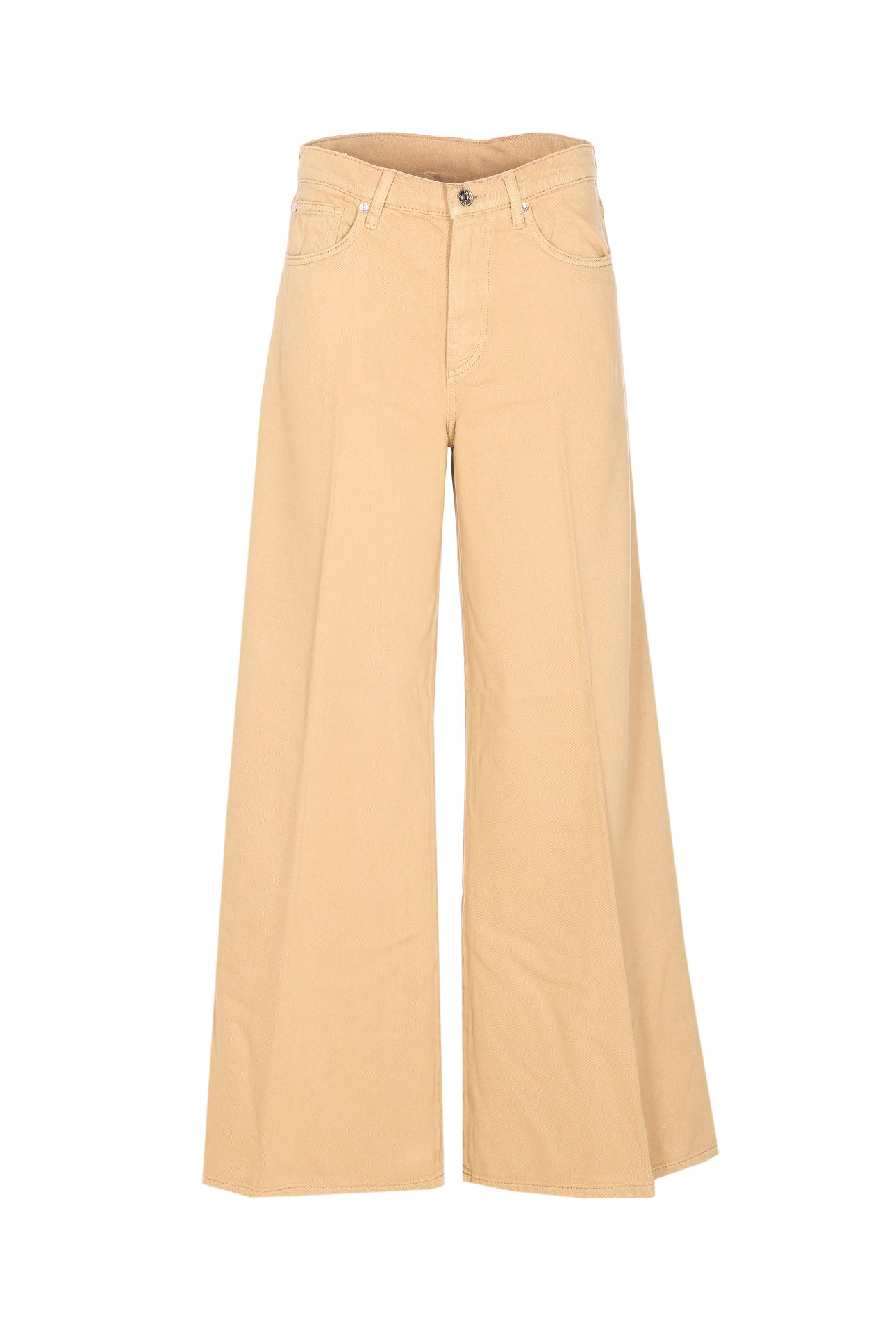 Liu Jo Trousers Beige Cotton