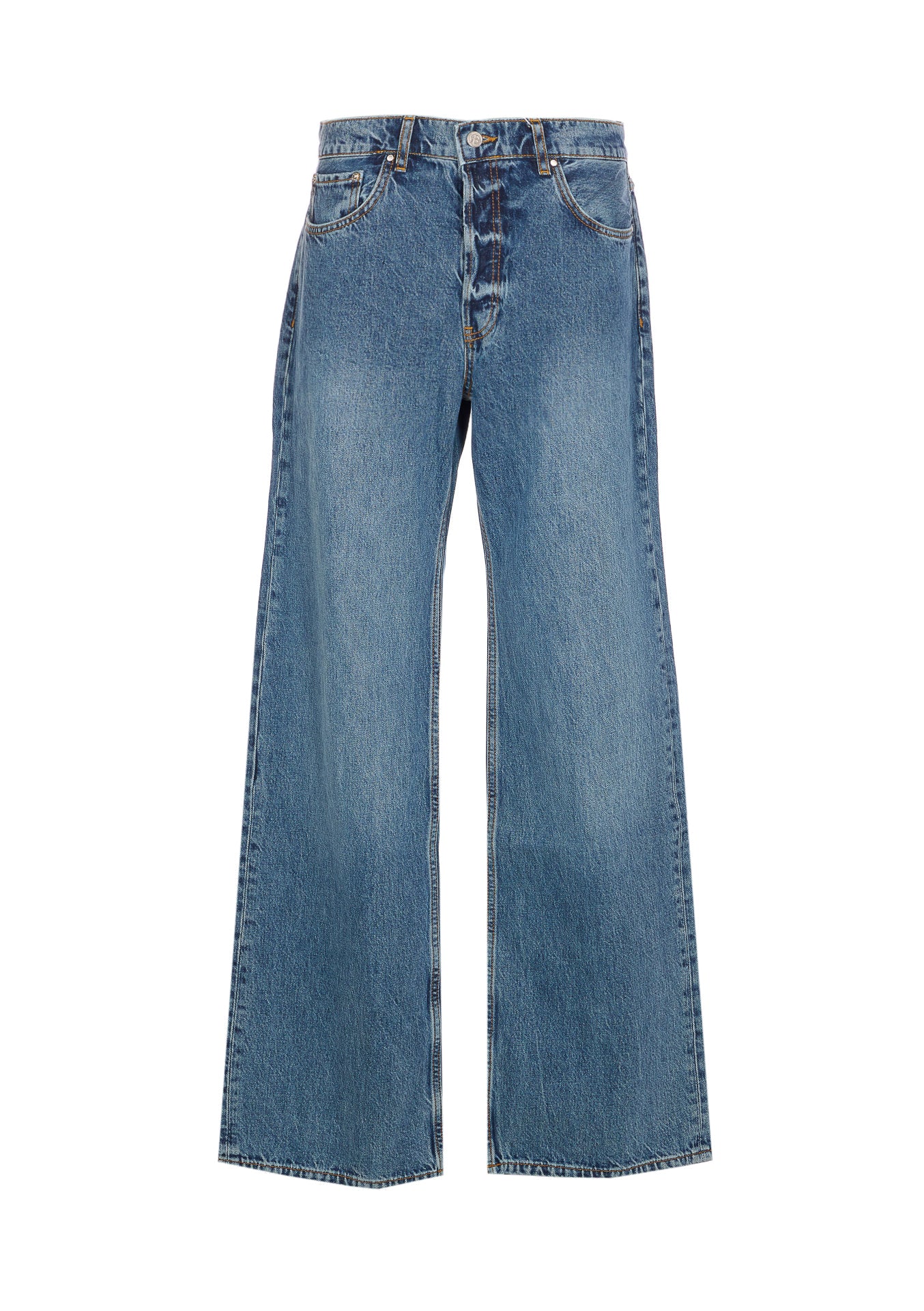 ANINE BING Jeans Blue Cotton