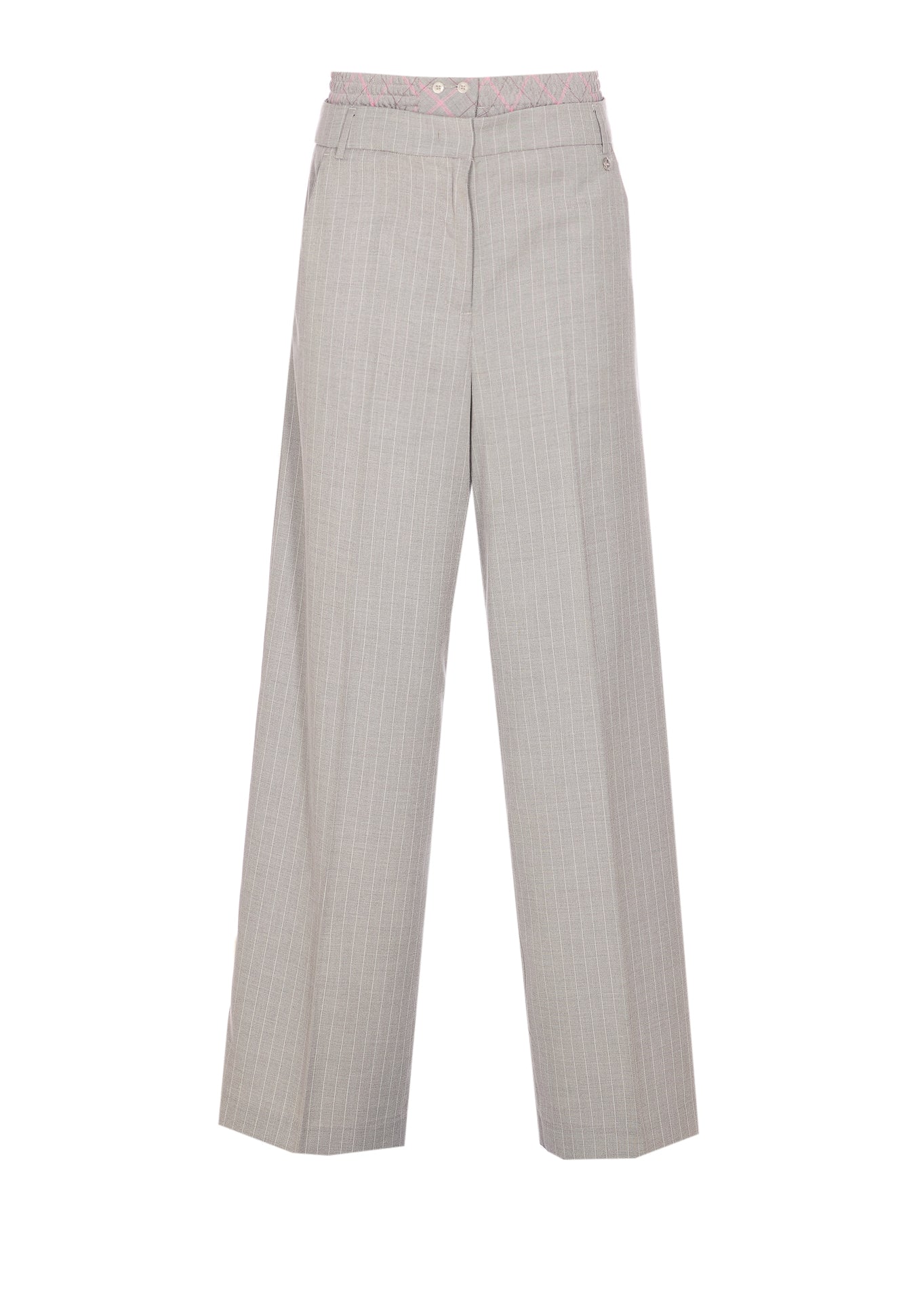 Liu Jo Trousers Grey Polyester