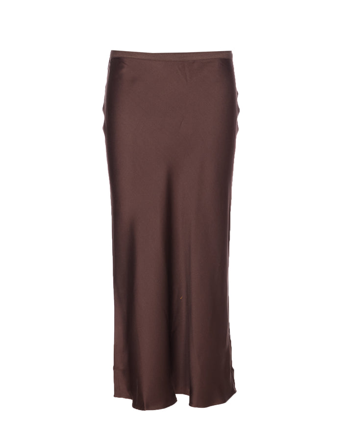 ANINE BING Skirts Brown Silk
