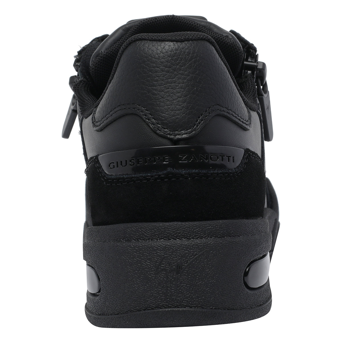 Giuseppe Zanotti Sneakers Black Calf Leather/rubber Sole