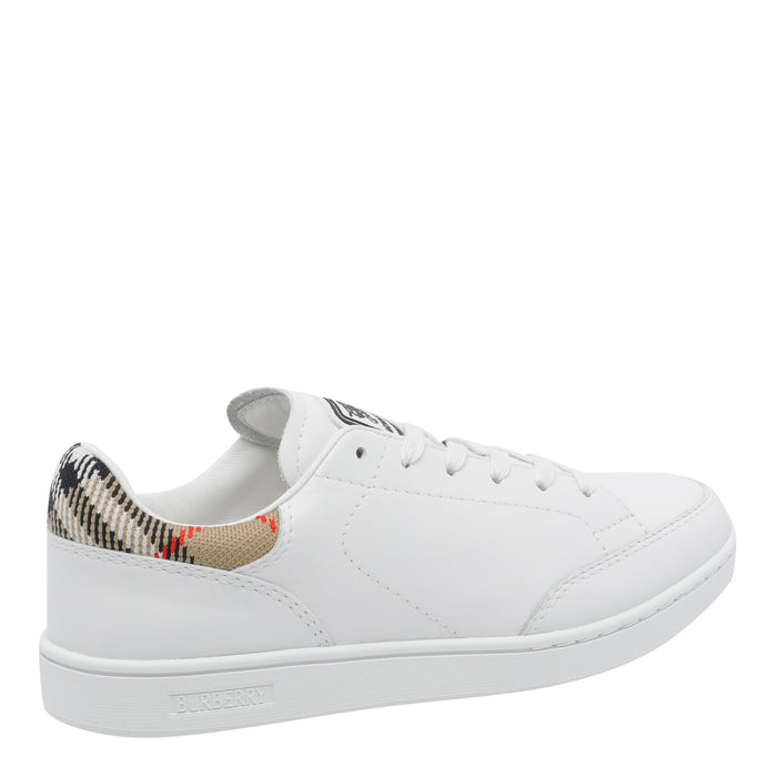 Burberry Sneakers White Calf Leather/rubber Sole