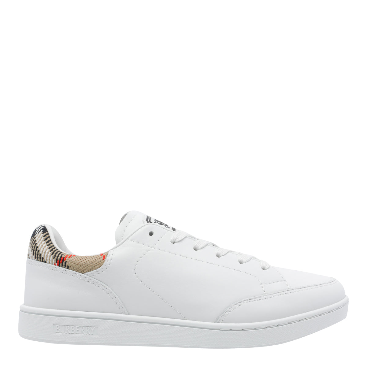 Burberry Sneakers White Calf Leather/rubber Sole