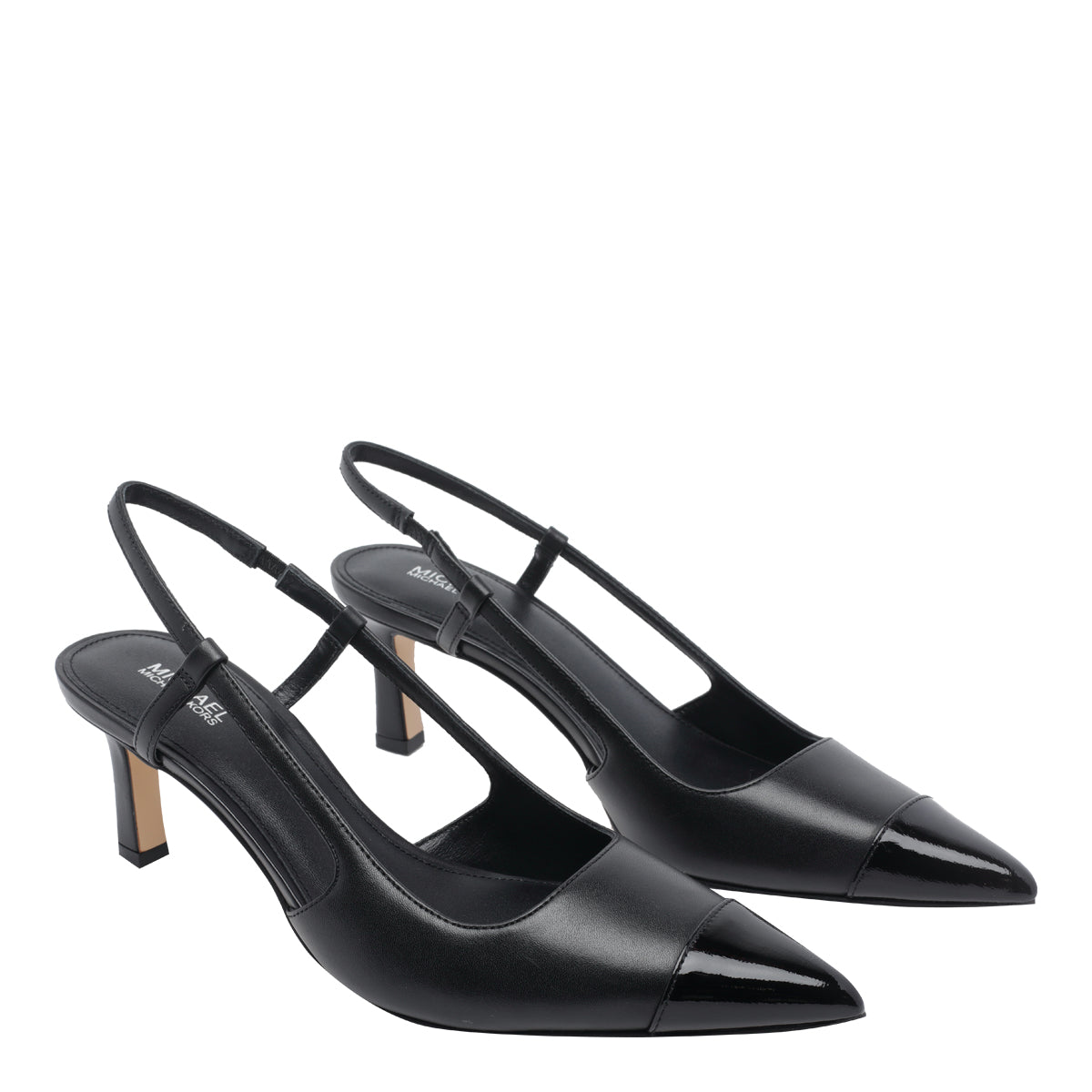 Michael Kors With Heel Black Calf Leather/rubber Sole