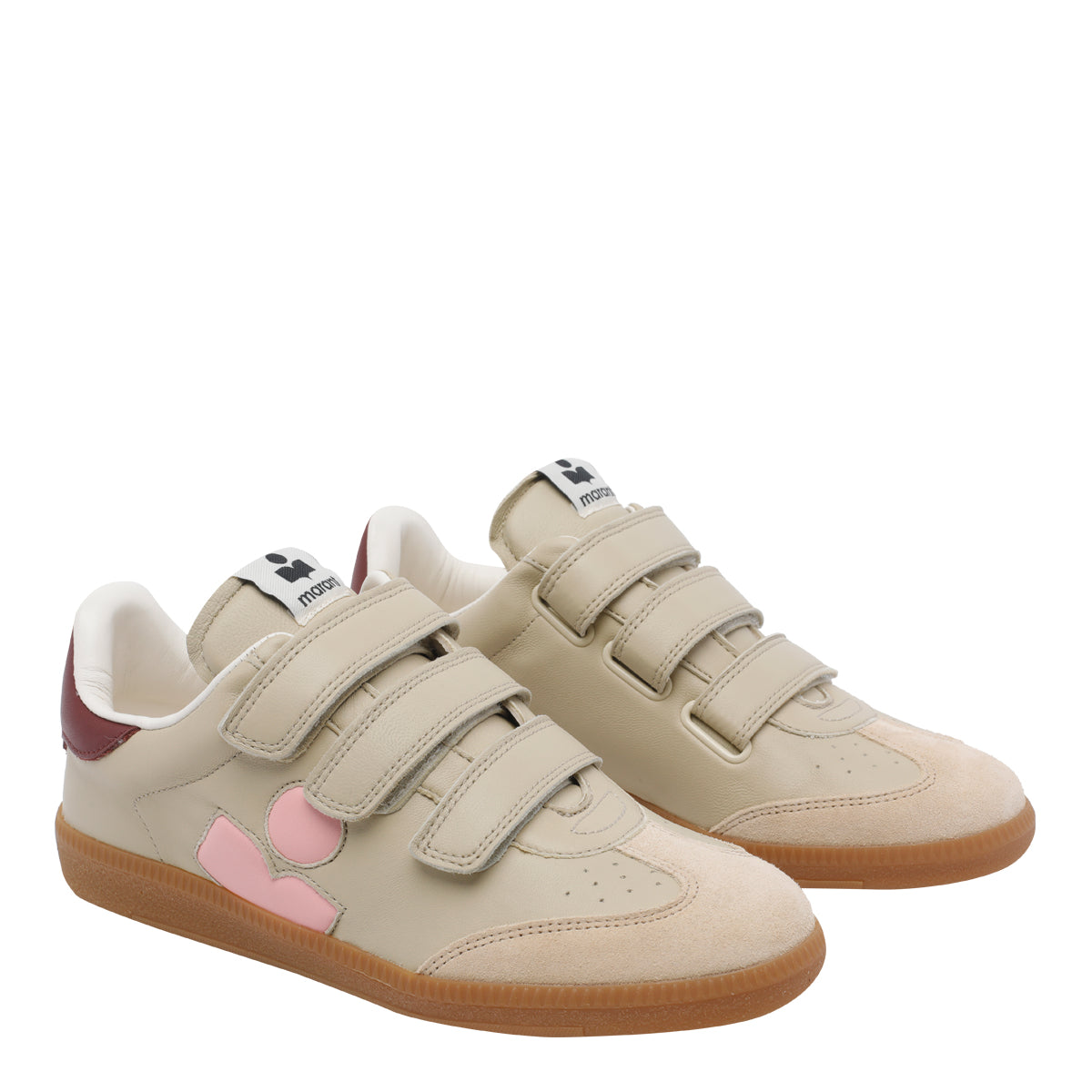Isabel Marant Sneakers Beige Calf Leather/rubber Sole