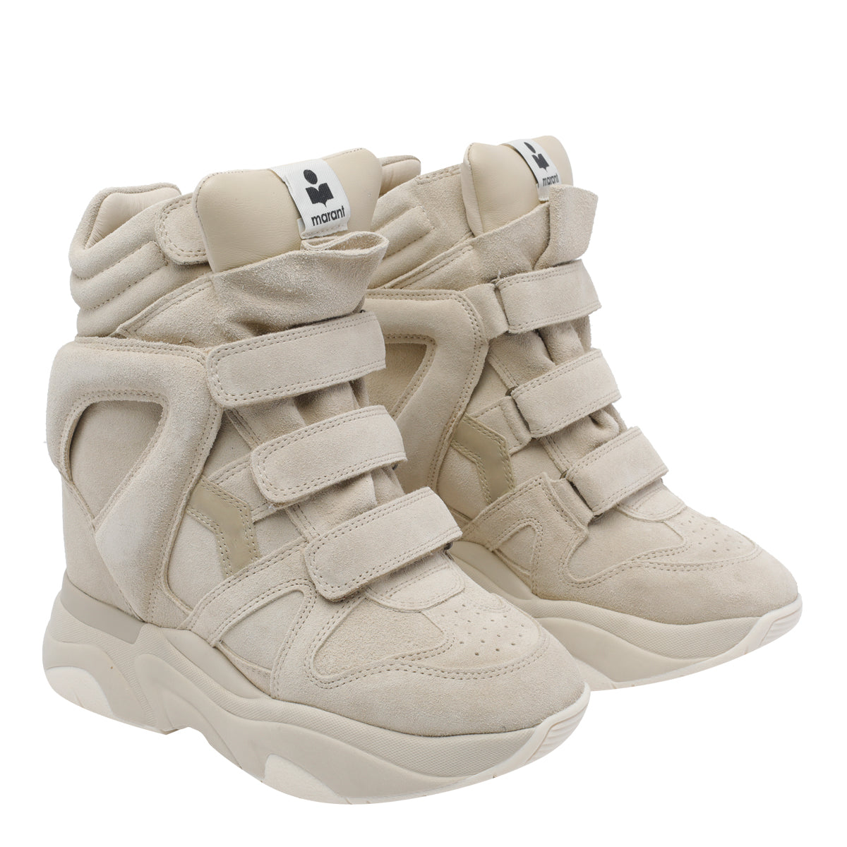 Isabel Marant Sneakers Beige Suede Leather/rubber Sole
