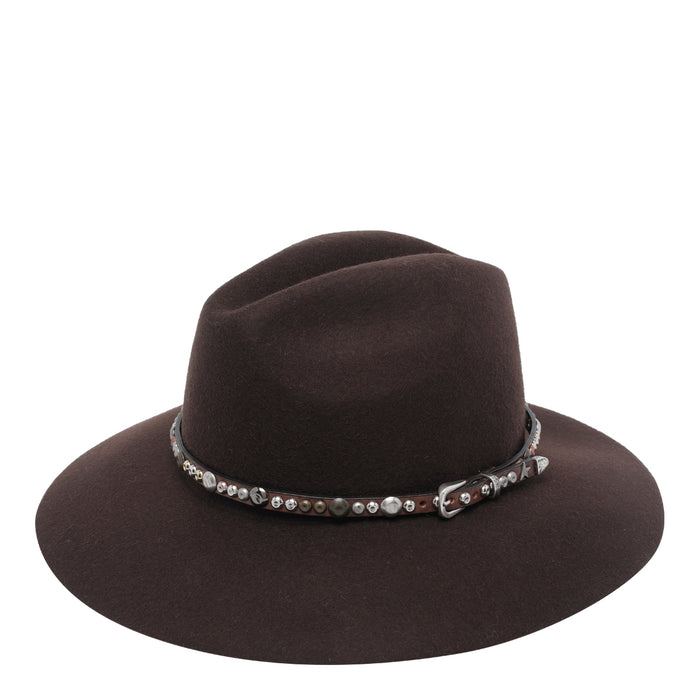 Golden Goose Hats Brown Wool