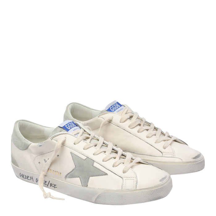 Golden Goose Sneakers White Calf Leather/rubber Sole