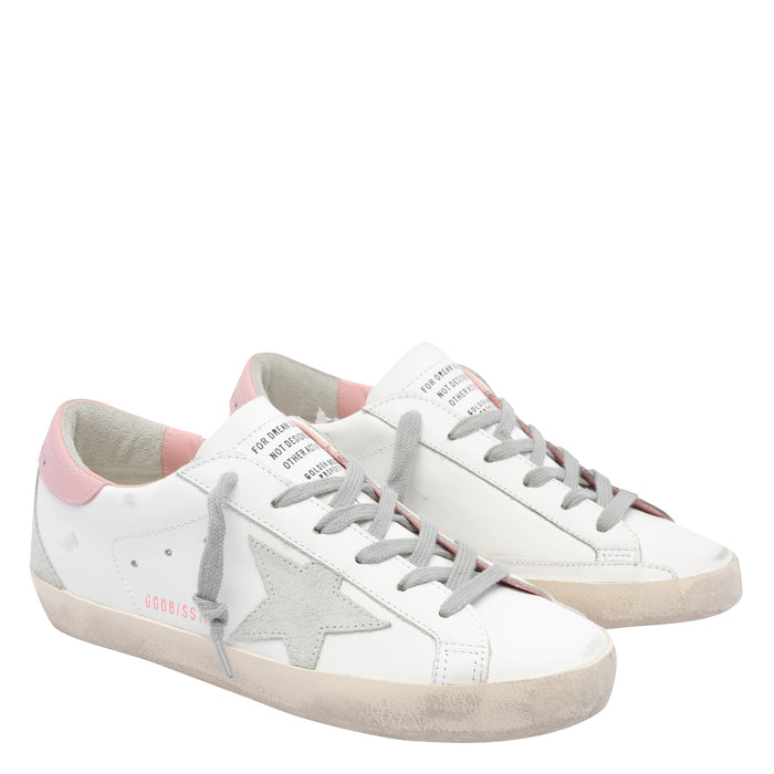 Golden Goose Sneakers White Calf Leather/rubber Sole