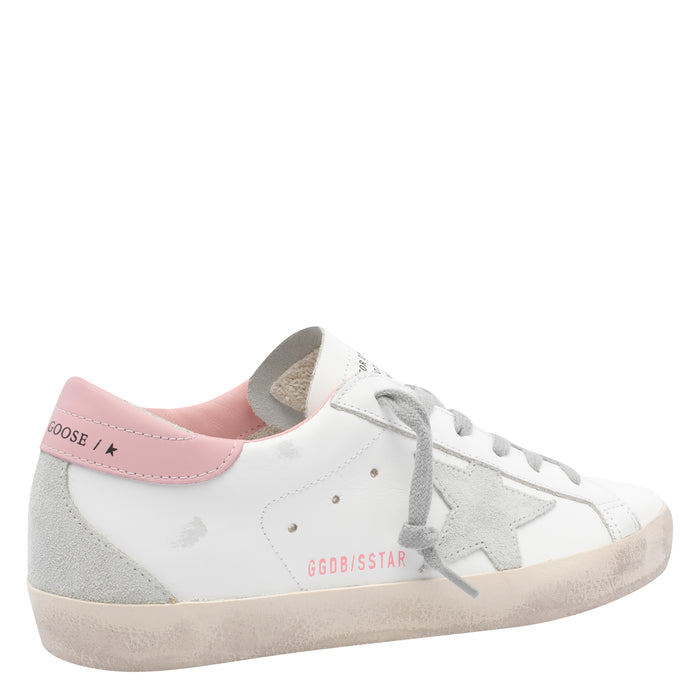 Golden Goose Sneakers White Calf Leather/rubber Sole