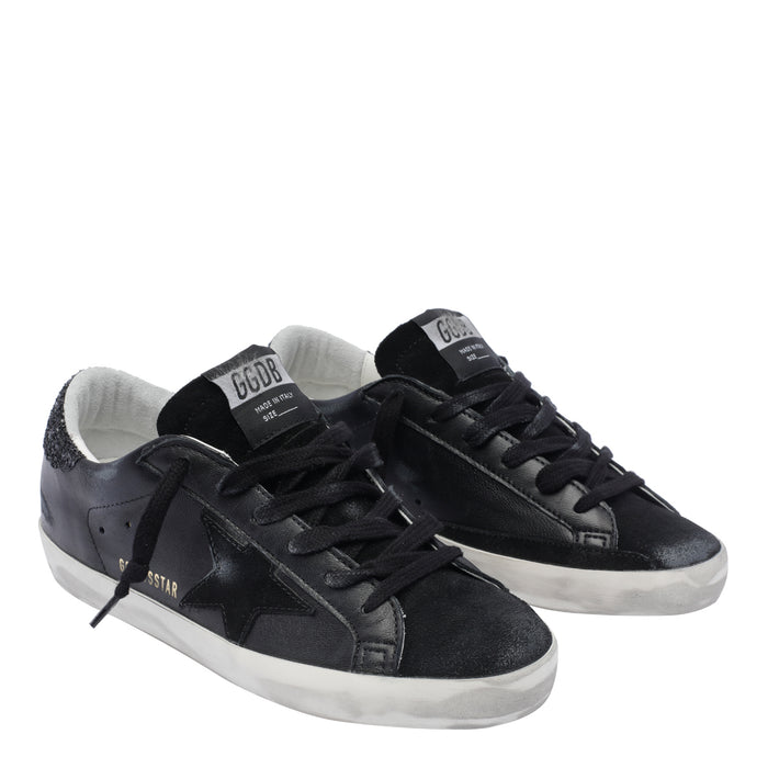 Golden Goose Sneakers Black Calf Leather/rubber Sole
