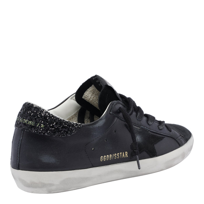 Golden Goose Sneakers Black Calf Leather/rubber Sole